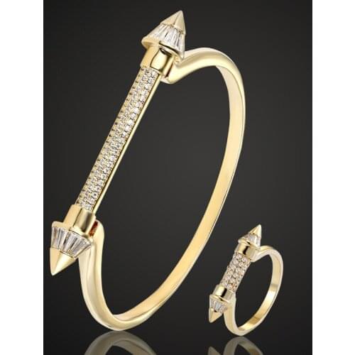 Perfect cubic Zircon bangle Jewelry For Women Bridal Jwelry Copper Bangle Pulseira Women zirconia Love Bangle & Braceletes