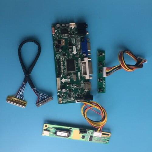 Kit for B121EW01 V5/V0/V1/V2/V3 20pin DVI HDMI Display Panel 1280X800 Driver 1 lamps LVDS 12.1" Controller board VGA Signal