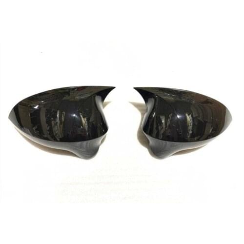 Roxform Batman Mirror Cover Piano Black Car Exterior Accessories Tuning For Seat Leon 2009 2010 2011 2012