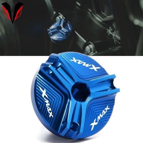 Engine Oil filler Cup For YAMAHA XMAX 250 300 XMAX300 X-MAX 250 2017-2020 2021 Oil Drain Plug Sump Nut Cap Cover