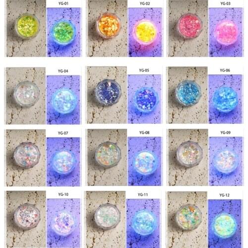 2021 New Shiny Glitter Powder Nail Art Glitter Sequins UV Epoxy Resin Fillings Decoration