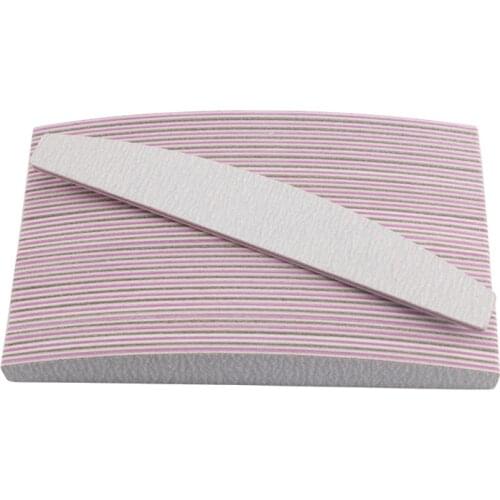 Nail Accessories Professional Nail File 100/180 Half Moon Sandpaper Nail Sanding Grinding Polishing Manicure Care Tools