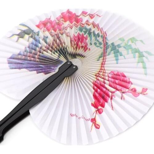 Hand Held Foldable Paper Fan For Children Themed Party Decoration Portable Fan