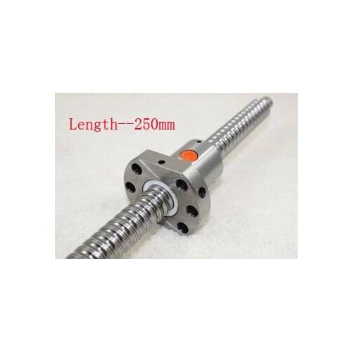 Acme Screws Ballscrew SFU1605 Pitch 5 mm Length 250 mm with Ball nut CNC 3D Printer Parts