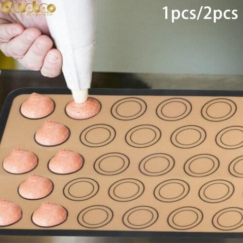 Onuobao Macaron Silicone Baking Mat Baking Mat Household Cookie Bean Puffs Rectangular Non-stick Baking Pan Oven Non stick Mat