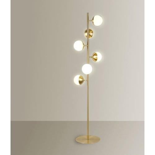 Nordic modern floor lamp for living room bedroom bedside lighting designer vertical lamp creative magic bean floor lamp