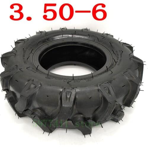 High Quality 3.50-6 Tire Tubeless For Agricultural Machinery Mower Micro Tiller Tool Car Tractor Accessories