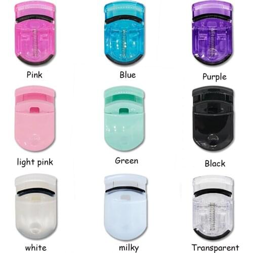 1PC Plastic Eyelash Curler Lashes Accessories Portable Colorful Mini Tweezers Lash Curler False Eyelashes Curling Makeup Tools