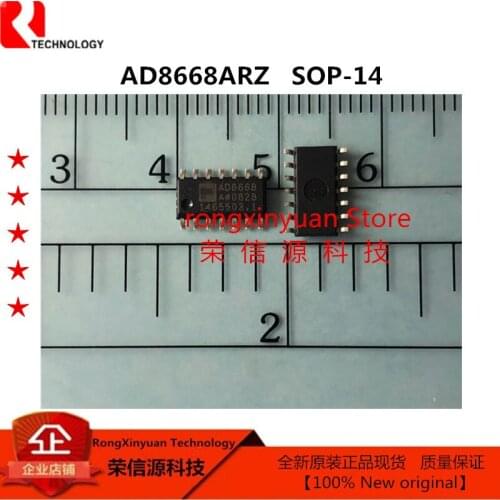 AD8668ARZ AD8668 SOP-14 16 V, 4 MHz Rail-to-Rail Output Amplifiers 100% New original