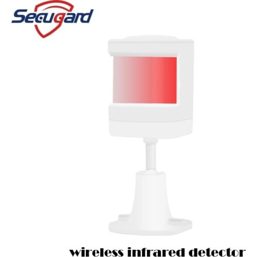 SECUGARD Wireless Motion Sensor Infrared Detectors Mini Size 433MHz Easily installation For Home Burglar Security Alarm System