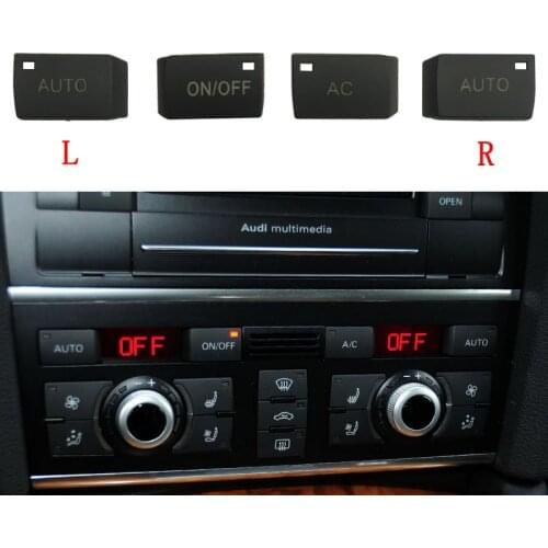 OEM Air Heater Control Unit Climate Panel Control Button Cap Cover "AC" "AUTO" "ON/OFF" For A6 Q7 4F1 820 043 4L0 820 043