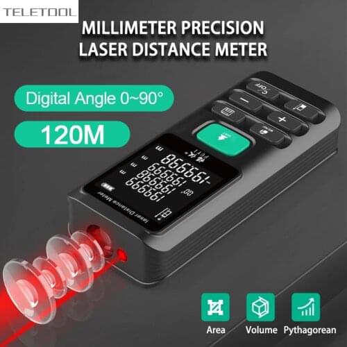 Household Laser Rangefinder 70M/120M Digital Laser Distance Meter Laser Range Finder Tape Distance Measurer Ruler Test Tool