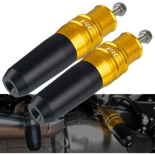 For RC 125 200 250 390 690 Motorcycle Accessories RC125 RC200 RC250 RC390 RC690 RC8 Aluminum Exhaust Sliders Crash Protector