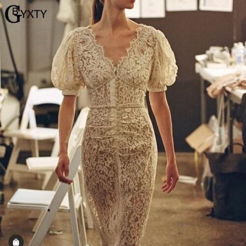 Летние платья с рукавами GBYXTY China At AliExpress