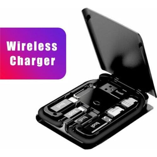 Multifunctional Data Cable Storage Universal Smart Wireless Storage Boxes Adaptor Card Charging Usb