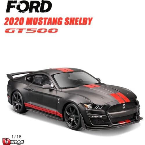 Maisto 1:18 New 2020 Custom Edition Ford Shelby GT500 Alloy Retro Car Model Classic Car Model Car Decoration Collection gift