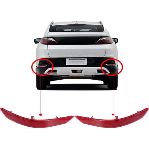 Car rear bumper Tail Brake Reflector Lights For VenuciaT90 Reflector False Light Decorative lights