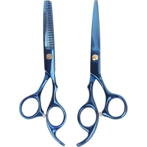 Professional Hairdressing Scissor Barber Hair Cutting Thinning Tooth Scissor Flat Screw Scissor Stainless Good Sharpness