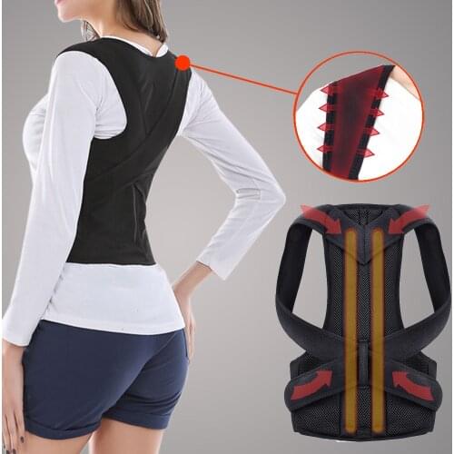 Adjustable Posture Corrector Back Support Shoulder Back Brace Posture Correction Spine Posture Corrector Postural Fixer Tape