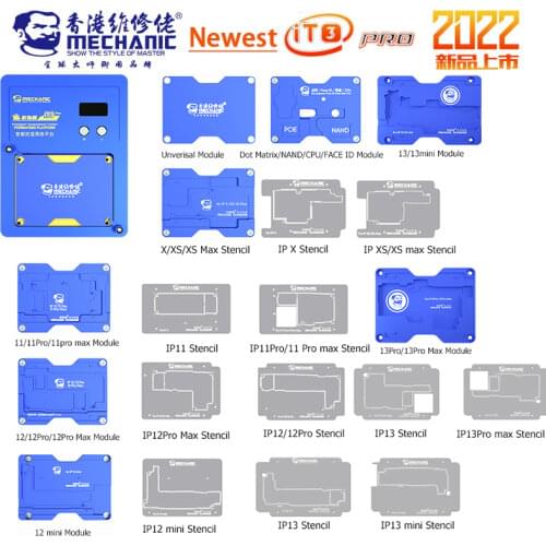 Mechanic Intelligent Preheating Platform For iPhone X-12 PRO MAX Motherboard Layered/IC Chip BGA Stencil/Dot Matrix Repair Tools