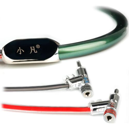 Xiao Fan L03 Handmade Audio Line Hifi Speaker Cable 2 Banana Plug to 2 Curved type Banana plug Amplifier Speakon Wire Cables