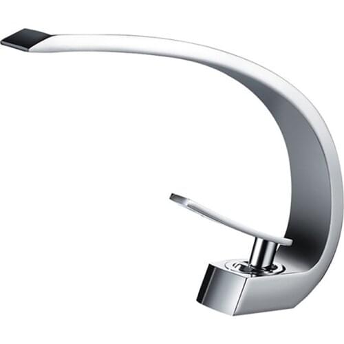 1 Set Ceramic Valve Core Wash Basin Faucet Brass Single Hole Household Hot/Cold Water Tap, Bathroom Basin Faucets Accessories