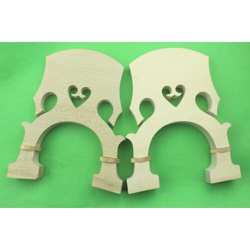10 pcs new adjustable double bass bridge 3/4 fine maple belgian style