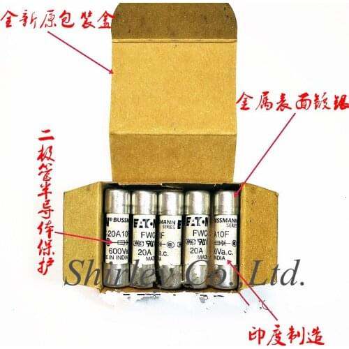 100% Original Imported Fuse Melting Ceramic Fuse BUSSMANN FWC-6A10F-8A10F-10A10F-12A10F FWC-16A10F-20A10F-25A10F -32A10F 600V