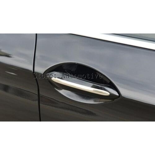 4pcs Stainless Steel Car Door Handle Trim Strips Sticker For BMW 5 Series f10 525 530 520Li 2011-2017 Car Accessories