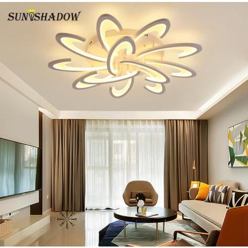 White led Ceiling Light Modern Home Chandelier Ceiling Lamp for Living room Bedroom Dining room LED Lustre Ceiling Led Luminaire