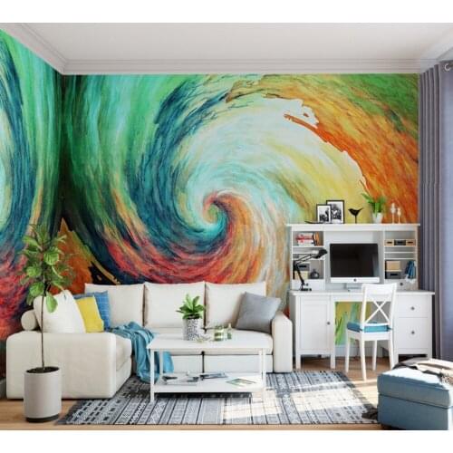 Free Shipping Art Painting Abstract Interior Background Wall Entrance Custom 3d Wallpaper Bedroom Studio Decoration Mural