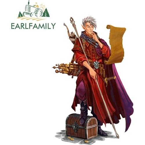 EARLFAMILY 13cm x 8.2cm for Samuel Marcelino Car Assessoires Sticker Sunscreen Waterproof Decal Windshield Surfboard Decoration