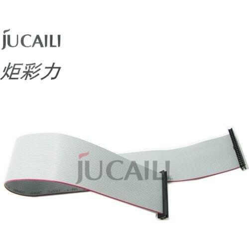 Jucaili 2pcs inkjet printer 40 pins konica 512/1024 printhead cable for allwin human flora inkjet printer data cable