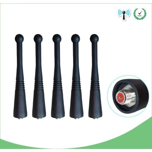 5pcs 800-900MHz Stubby Walkie Talkie Antenna compatible for Motorola XTS2500 XTS3000 XTS3500 HT1000 MTX838 MTX960 MTS2000 Ham
