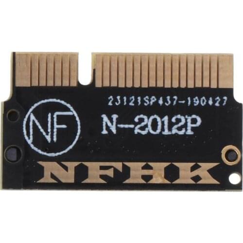 M2 SSD PCIe Adapter M.2 NGFF B+M KEY SSD Adapter For MacBook SSD Converter PCIe x4 P3A5 Pro Laptop A1398 2012 A1425 SATA Re Y0E3