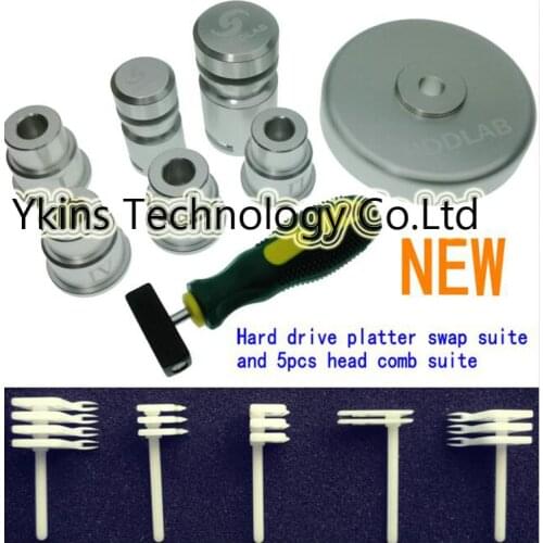 2018 HDD lab test data recovery replacement tools Hard drive platter swap suite + 5pcs head comb suite for 2.5 /3.5 inch platter