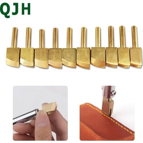 Leather Pure Brass Solder Soldering Iron Tip Burnt Edge Decorative Handmade Leather Burnt Edge For Decoration / Sealing Tools