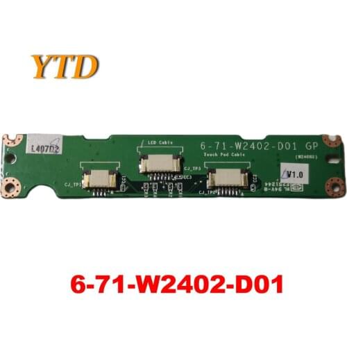 Original for Clevo W270HUQ touchpad board 6-71-W2402-D01 tested good free shipping