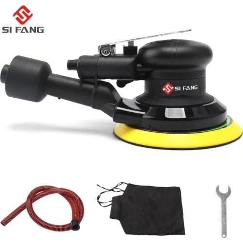 125mm Air Random Orbital Sander With Vacuum 5'' Pneumatic Sander Air Tool Polished Grinding Machine Hand Tool