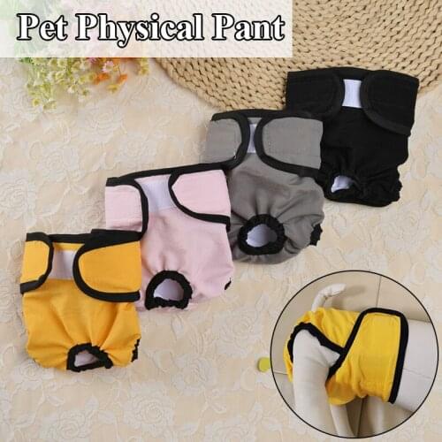 Dog Physiological Pants Diaper Sanitary Washable Female Dog Panties Casual Dog Sanitary Pants Dog Safety Pants Pet Supplies