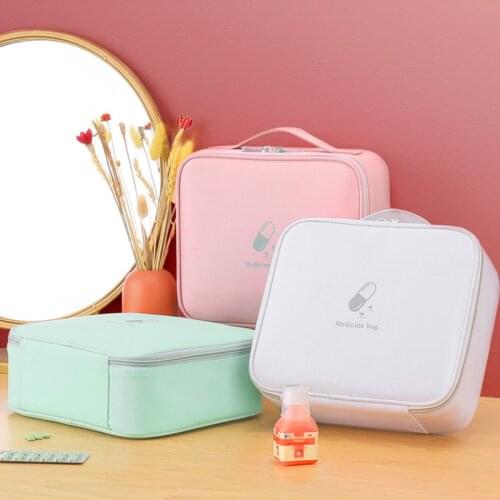 Portable First Aid Kit Portable Emergency Medicine Kit Outdoor Travel Household Pill Waterproof Storage Bag