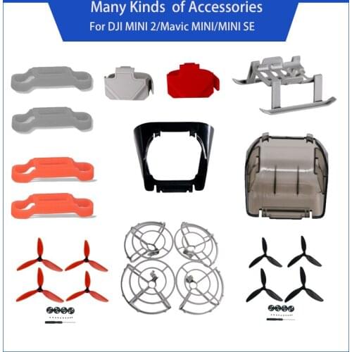 Landing Gear for DJI Mavic Mini/MINI 2/Mini SE Drone Propeller Guard Holder Sunhood Sticker Film Battery Cover Drone Accessories