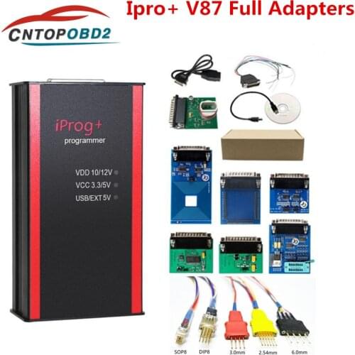 Newest Iprog Pro V86 IMMO + Mileage Correction + Airbag Reset OBD2 ECU Programmer Tool Replace Carprog/Digiprog/Tango