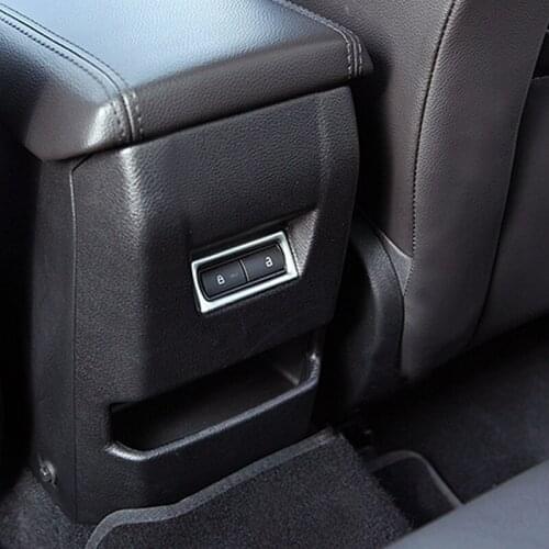 SBTMY Stainless steel decoration frame for back row switch for ford focus mk3 2015-2017