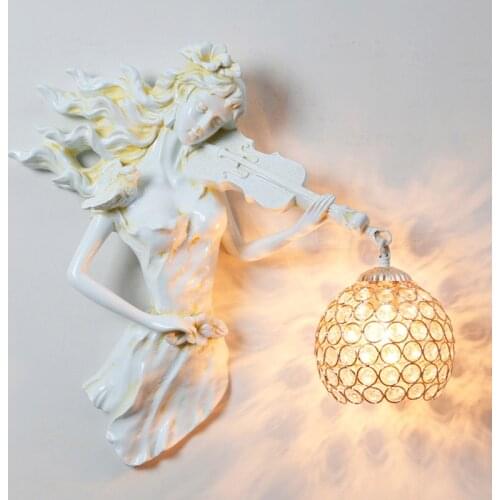 Modern Luxury Golg Led Wall Lamp Bedroom Bedside Lamp, Creative Living Room Crystal Background Lamp Corridor Indoor Lighting