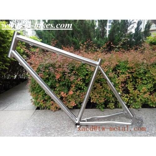 Titanium MTB Bike Frame Hand Brush Chinese titanium MTB bike frame