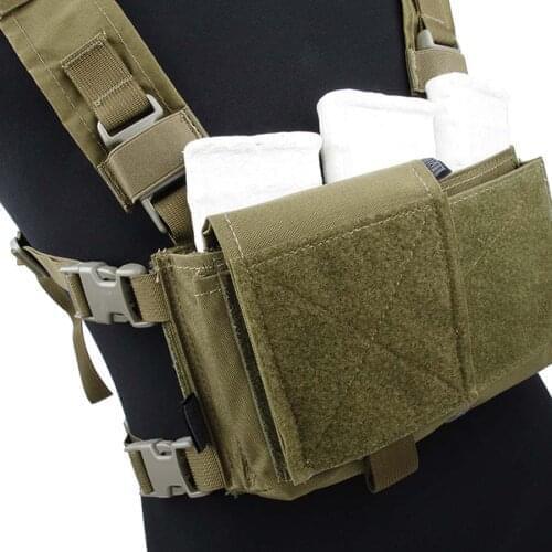 TMC Lightweight Khaki CB Tactical Vest SS Modular Chest Rig Chest Hanging