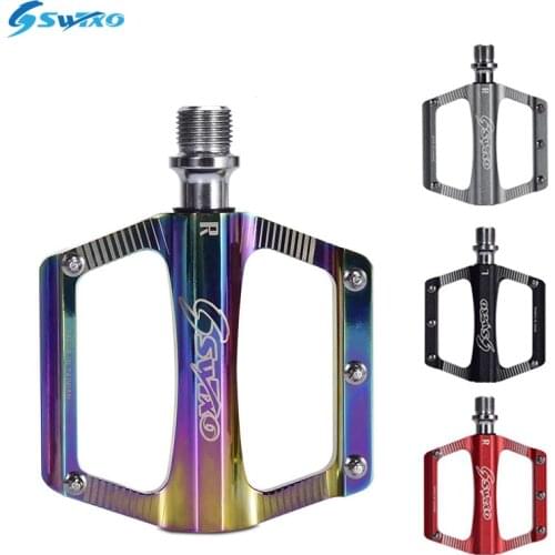 SWTXO Ultralight Bicycle Pedals Aluminum Alloy Anti-slip Cycling Sealed Bearing MTB Bike Pedals Bicycle Accessories