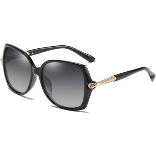 Sunglasses Womens Polaroid Classic Fashion Big Frame Driving Mirror