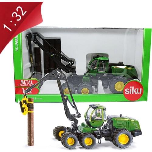 1/32 toy car siku 4059 logging truck giant forest harvester forest farm engineering collectibles toy Engineering vehicle models
